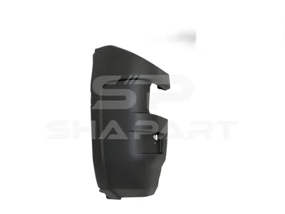 7.00126 Bumper corner, rear, left, black