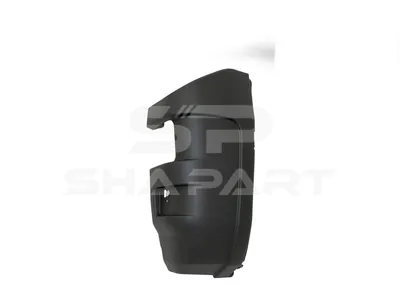 7.00127 Bumper corner, rear, right, black