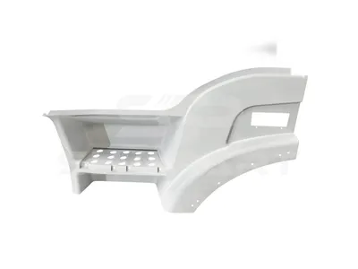 7.00318 Step well case, left, white