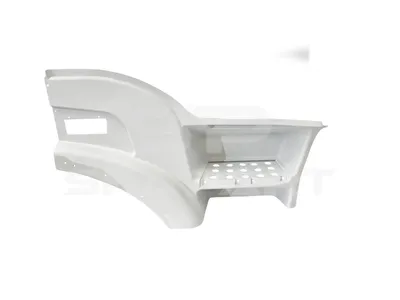 7.00319 Step well case, right, white