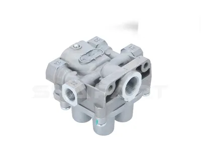 7.16130 4-circuit-protection valve, M16 x 1,5, M22 x 1,5, max. 13 bar, Po21: 7.5 bar, Po22: 7.5 bar, Po23: 8 bar, Po24: 8 bar, Pc21: 6.5 bar, Pc22: 6.5 bar, Pc23: 6.5 bar, Pc24: 6.5 bar