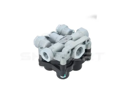 7.16138 4-circuit-protection valve, M16 x 1,5, M22 x 1,5, max. 13 bar, Po21: 7 bar, Po22: 7 bar, Po23: 7 bar, Po24: 7 bar, Pc21: 4.5 bar, Pc22: 4.5 bar, Pc23: 4.5 bar, Pc24: 4.5 bar