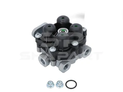 7.16185 4-circuit-protection valve, M16 x 1,5, M22 x 1,5, max. 20 bar, Po21: 7.5 bar, Po22: 7.5 bar, Po23: 8 bar, Po24: 8 bar, Pc21: 6.5 bar, Pc22: 6.5 bar, Pc23: 7 bar, Pc24: 7 bar