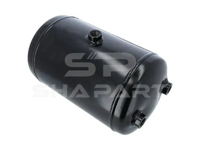 7.16617 Air tank, 10 l, D: 206 mm, M22 x 1,5, L: 370 mm, 15.5 bar
