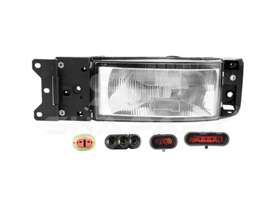 7.25008 Headlamp, left, without bulbs