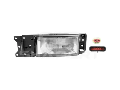 7.25032 Headlamp, left, without bulb