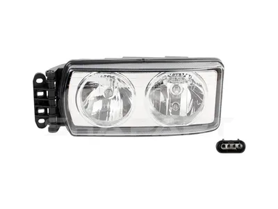 7.25036 Headlamp, left, with bulbs, 24 V, H7