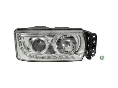 7.25072 Headlamp, right, with bulbs and ballast unit