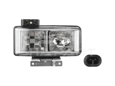 7.25082 Fog lamp, right, without bulbs, 24 V, H3