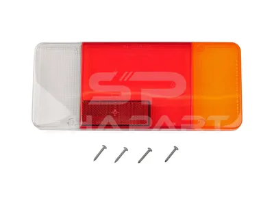 7.25264 Tail lamp glass, right, Lb: 190 mm, L: 305 mm, H: 130 mm, T: 83 mm