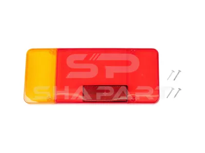 7.25267 Tail lamp glass, left, Lb: 190 mm, L: 305 mm, H: 130 mm, T: 83 mm