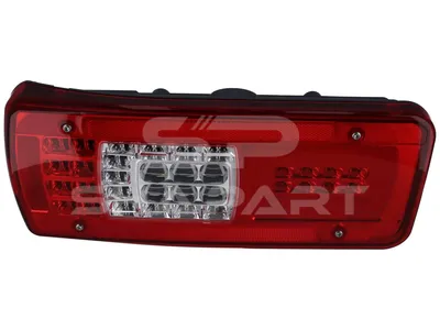 7.25431 Tail lamp, left, with license plate lamp