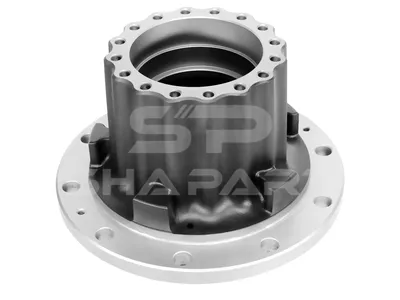 7.32000 Wheel hub, without bearings, d1: 150 mm, d2: 190 mm, D: 374 mm, 10 bores, b: 22 mm, H: 280 mm