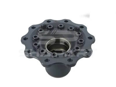 7.32005 Wheel hub, without bearings, d1: 120 mm, d2: 130 mm, D: 383 mm, 10 bores, b: 22 mm, H: 188.5 mm
