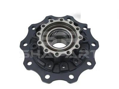 7.32019 Wheel hub, with bearing, d1: 160 mm, d2: 160 mm, D: 380 mm, 10 bores, b: 22 mm, H: 153 mm