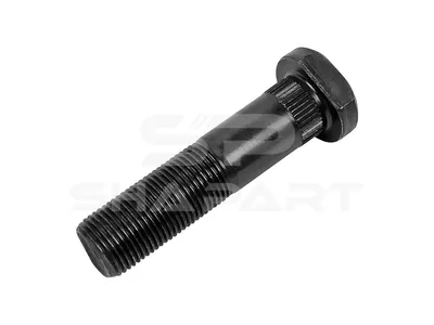 7.32137 Wheel bolt, M18 x 1,5, LTh: 40 mm, Lu: 75 mm, W1: 25.5 mm, W2: 29 mm, 10.9