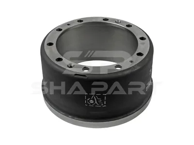 7.34068 Brake drum, D: 381 mm, 10 bores, b: 23 mm, P: 335 mm, d: 295 mm, H: 229 mm, B: 190 mm
