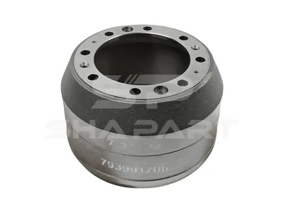 7.34071 Brake drum, D: 360 mm, 8 bores, b: 23.5 mm, P: 275 mm, d: 228 mm, H: 250 mm, B: 178 mm