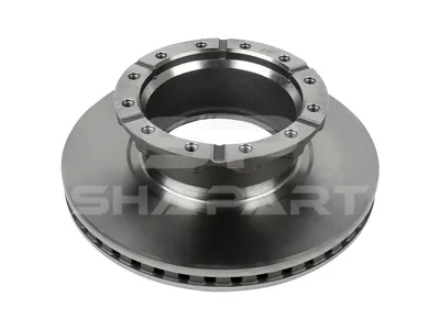 7.36002 Brake disc, D: 432 mm, 12 bores, P: 240 mm, M16 x 2, d: 210 mm, H: 138.5 mm, S: 45 mm, s: 37 mm
