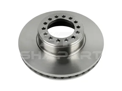 7.36005 Brake disc, D: 377 mm, 14 bores, P: 144 mm, H: 107 mm, S: 45 mm, s: 37 mm