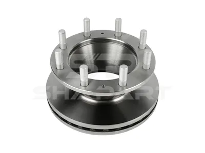 7.36010 Brake disc, D: 377 mm, 8 bores, P: 275 mm, M22 x 1,5, d: 159 mm, H: 151 mm, S: 45 mm, s: 37 mm