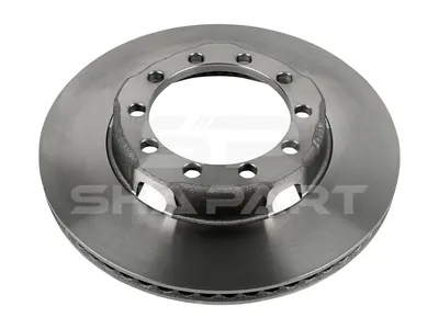 7.36013 Brake disc, D: 417 mm, 10 bores, b: 18.4 mm, P: 186 mm, d: 159 mm, H: 67 mm, S: 28 mm, s: 25.5 mm