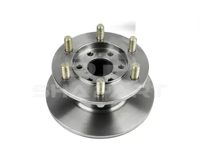 7.36015 Brake disc, D: 267 mm, 6 bores, b: 12.5 mm, P: 170 mm, M18 x 1,5, d: 58 mm, H: 111 mm, S: 14.2 mm, s: 12.5 mm