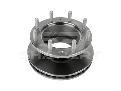 7.36020 Brake disc, D: 370 mm, 8 bores, P: 275 mm, M20 x 1,5, d: 215 mm, H: 150 mm, S: 45 mm, s: 41 mm