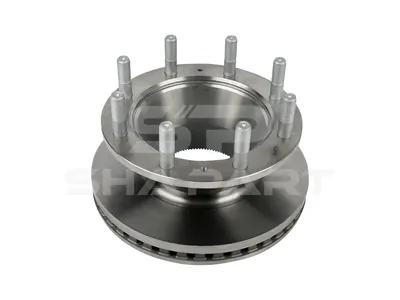 7.36027 Brake disc, D: 377 mm, 8 bores, P: 275 mm, M22 x 1,5, d: 225 mm, H: 151 mm, S: 45 mm, s: 37 mm
