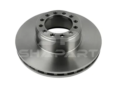 7.36030 Brake disc, D: 436 mm, 12 bores, b: 19.1 mm, P: 168 mm, d: 135 mm, H: 131 mm, S: 45 mm, s: 39 mm