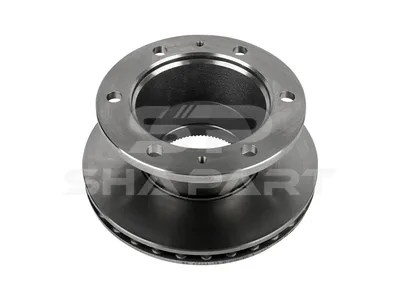 7.36031 Brake disc, D: 304 mm, 6 bores, P: 205 mm, H: 128.5 mm, S: 30 mm, s: 28 mm