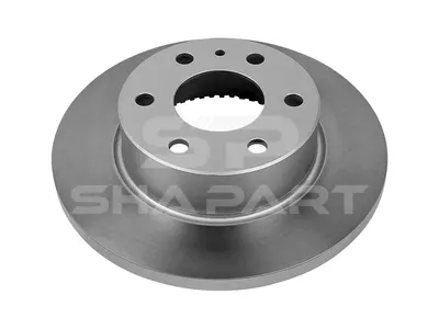 7.36038 Brake disc, with ABS ring, D: 296 mm, 6 bores, b: 15.7 mm, P: 125 mm, d: 76 mm, H: 68 mm, S: 16 mm, s: 13 mm
