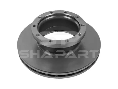 7.36041 Brake disc, D: 436 mm, 10 bores, P: 238 mm, M16 x 2, d: 210 mm, H: 138.5 mm, S: 45 mm, s: 39 mm