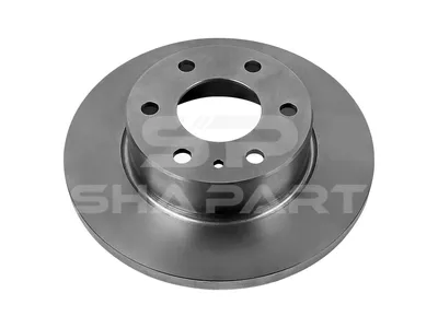 7.36126 Brake disc, without ABS ring, D: 296 mm, 6 bores, b: 15.7 mm, P: 125 mm, d: 76 mm, H: 69.5 mm, S: 16 mm, s: 13 mm