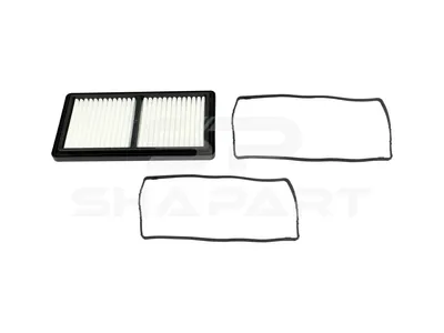 7.50872 Filter, crankcase ventilation, with gaskets, L: 262 mm, W: 139 mm, H: 28 mm