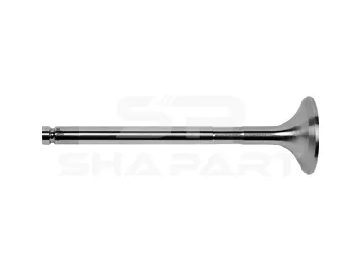 7.51215 Exhaust valve, D1: 8 mm, D2: 36 mm, L: 122 mm, α: 45 °