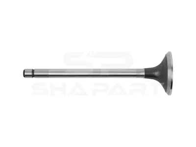 7.51228 Exhaust valve, D1: 8 mm, D2: 37.6 mm, L: 126 mm, α: 45 °