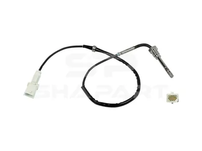 7.60509 Exhaust gas temperature sensor, M14 x 1,5, SW: 17, L: 620 mm, L: 515 mm, α: 90 °, 2 poles