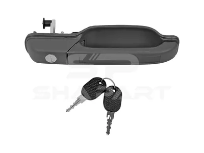 7.70026 Door handle, left