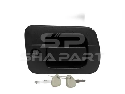 7.70049 Door handle, right, with lock cylinder and key