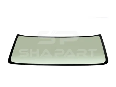 7.71954SP Windshield, green, wooden box, L: 1994 mm, W: 831 mm