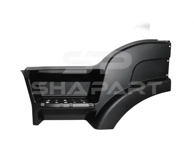 7.72014SP Step well case, left, grey, without mounting holes