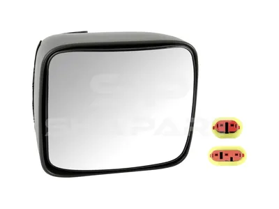 7.73001 Wide view mirror, heated, electrical, R: 300 mm