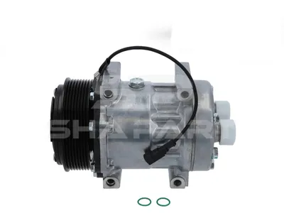 7.74003 Compressor, air conditioning, oil filled, 24 V, 8 PK, DP: 119 mm, 8 grooves