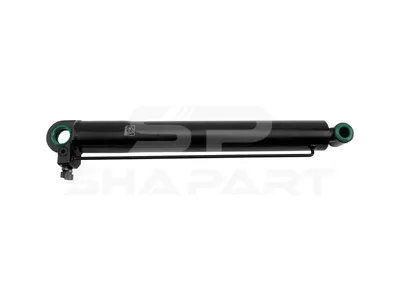 7.77005 Cabin tilt cylinder, D1: 35 mm, D2: 59 mm, b1: 23 mm, b2: 30 mm, M12 x 1,5, M12 x 1,5, L: 528 mm, 280 bar, Ls: 414 mm