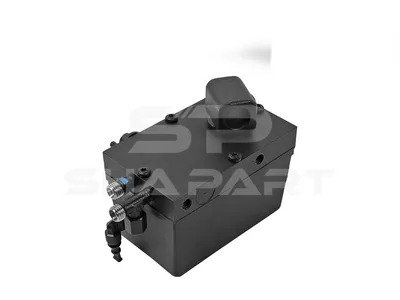 7.77025 Cabin tilt pump, 310 ml, M12 x 1,5, M12 x 1,5, L: 130 mm, W: 80 mm, H: 86 mm, 400 bar, Pov: 370 bar