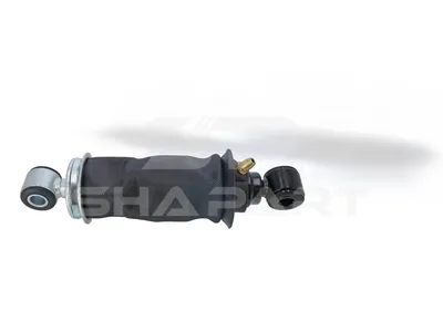 7.77101 Cabin shock absorber, with air bellow, D: 45 mm, b: 20 mm, Lmin: 295 mm, Lmax: 339 mm