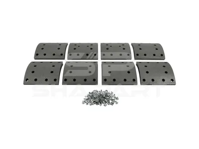 7.92426 Drum brake lining kit, oversize, W: 200 mm, S: 23 mm