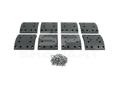 7.92427 Drum brake lining kit, W: 180 mm, S: 23 mm