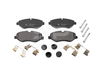 7.92607 Disc brake pad kit, with accessories, W: 163 mm, S: 21 mm, H: 68 mm